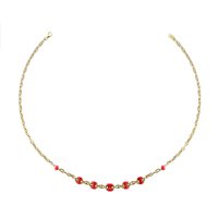 Necklace Rue des Mille Woman Marine Love in Silver AE-GR01C